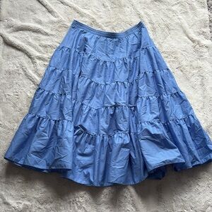 Malco Modes Light Blue m Petticoat Skirt | Retro Rockabilly | Cottagecore